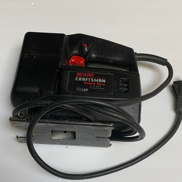 Craftsman Sabre Saw 1/4 HP Black and Red - Picture 1 of 4